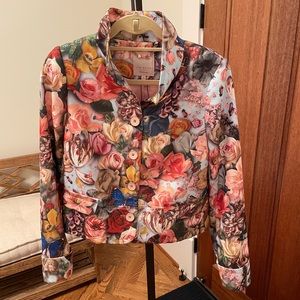 Ted Baker Floral crop jacket NWOT